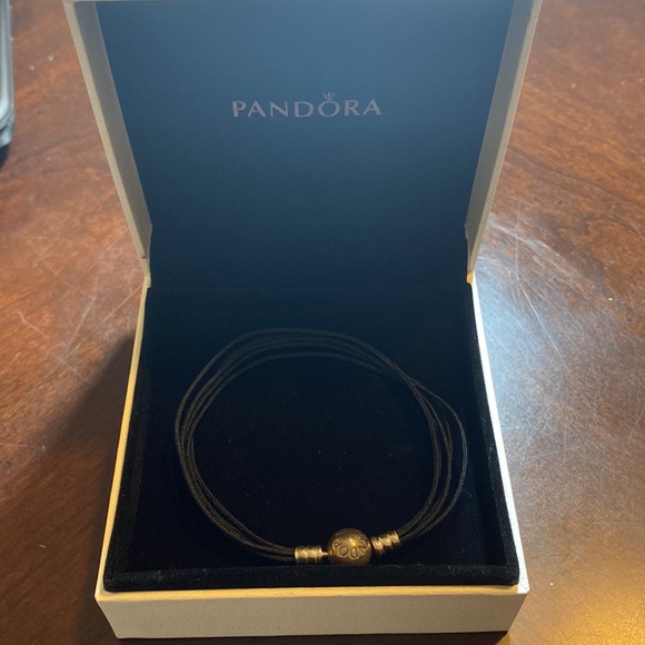 Pandora Black Multi-Strand Cord Bracelet - Picture 3 of 3